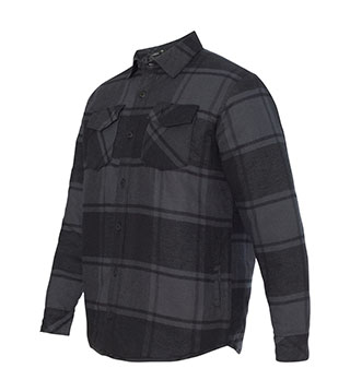 Quilted Flannel Shirt Jacket