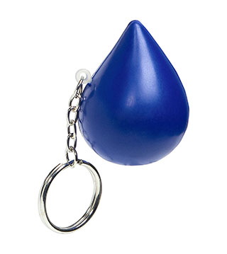 Droplet Stress Reliever Key Chain