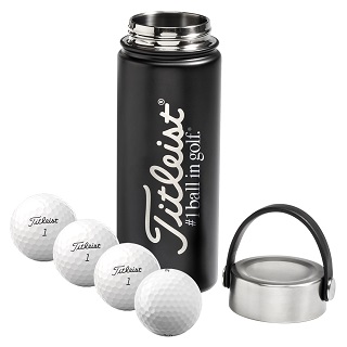 BLK25-FT4S-PV - 4-Ball Metal Water Bottle