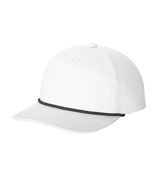 Snapback Five-Panel Rope Cap