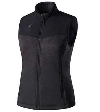 FVF-45-03 - Ladies Heated Sweater Fleece Vest