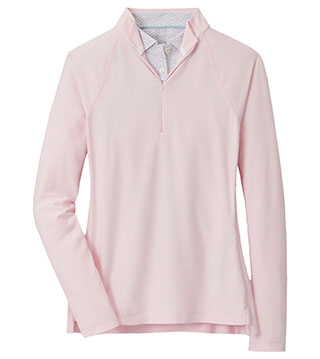 Women's Melange Raglan Sleeve Perth Layer Quarter-Zip