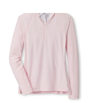 Women's Melange Raglan Sleeve Perth Layer Quarter-Zip